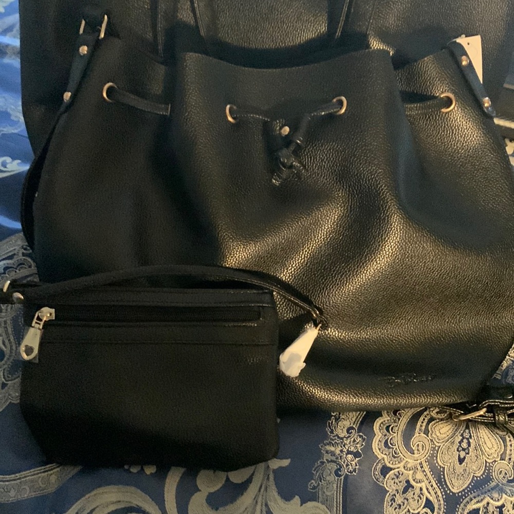 Large Size Bag with Detachable Wristlet